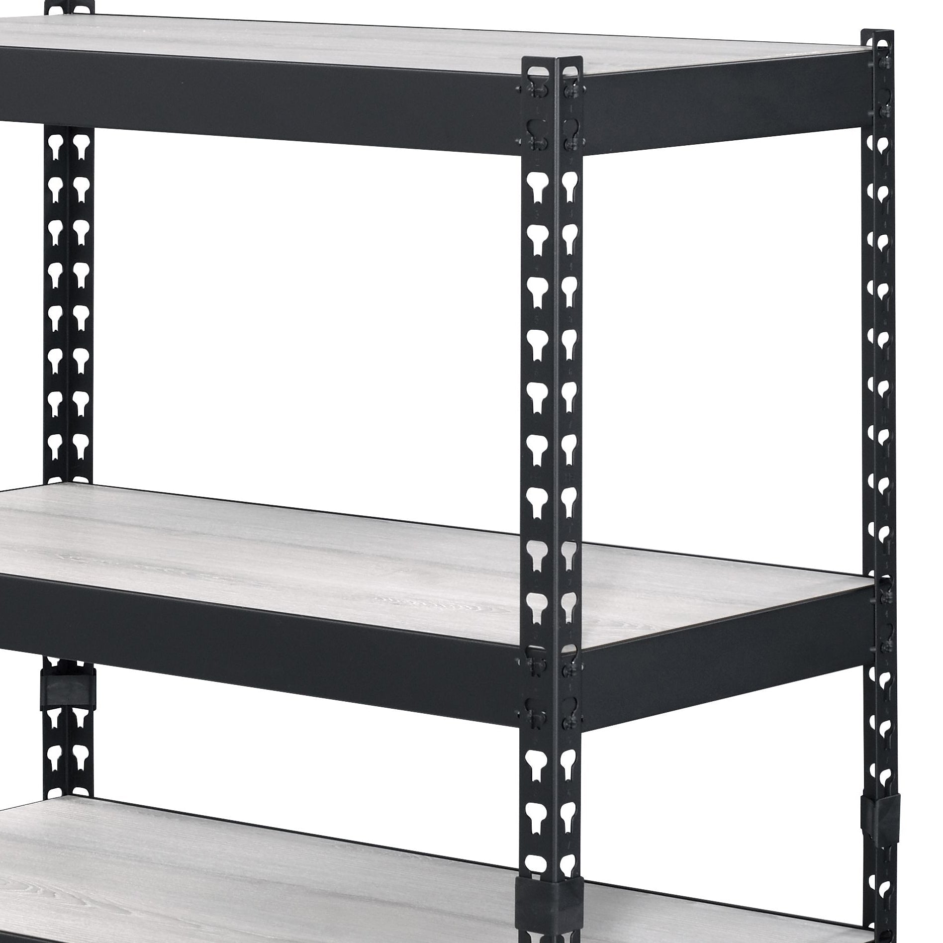 Decmus Natural & Black Finish Bookshelf - 1st Choice Furniture Direct