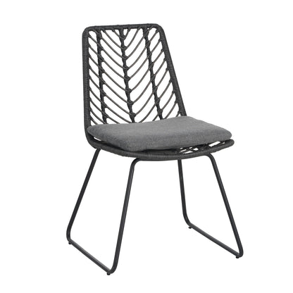 DEJA CHAIR,2PCS with 2 Cushions,Gray - 1st Choice Furniture Direct