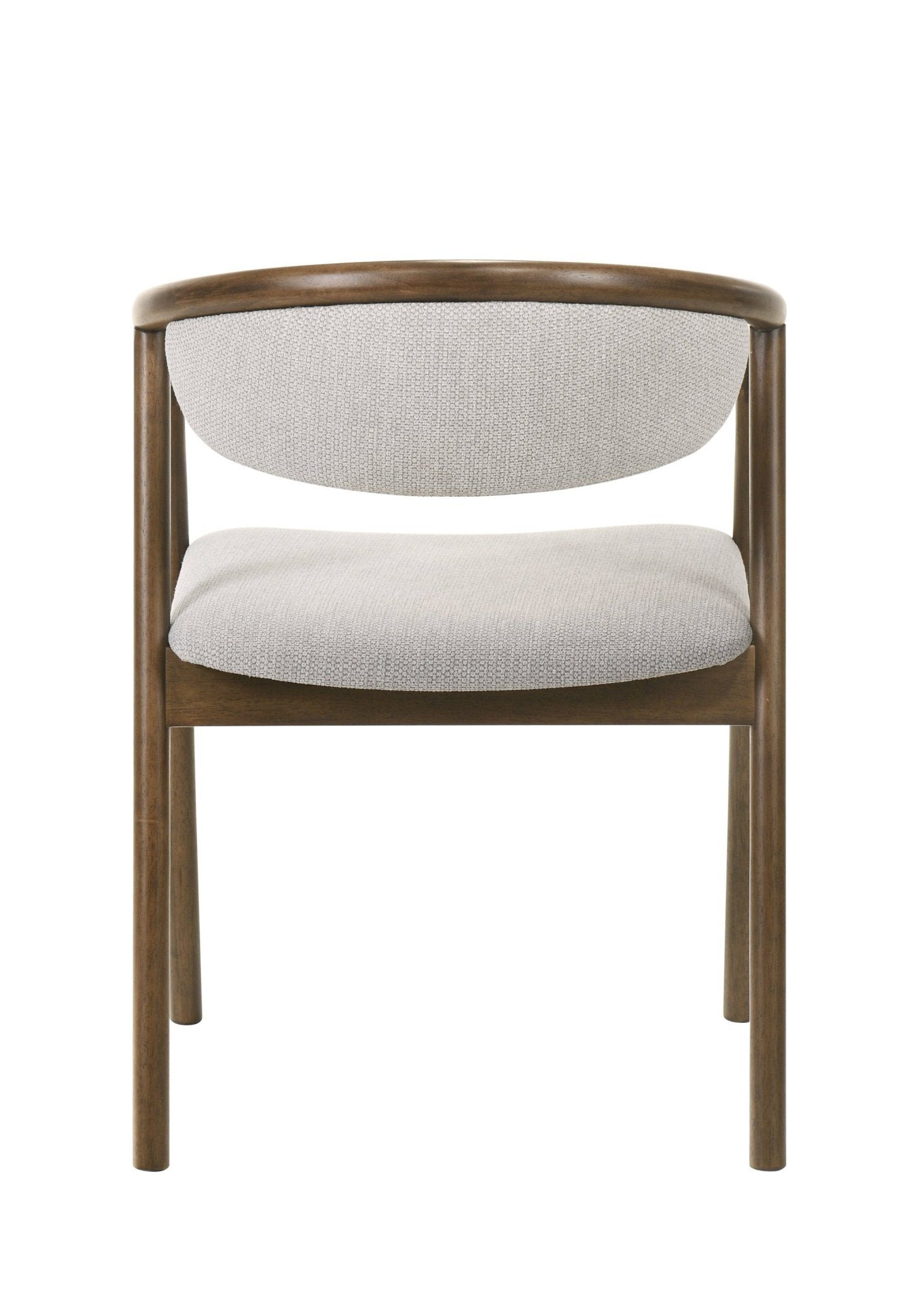 Delina Chenille & Walnut Side Chair - 1st Choice Furniture Direct