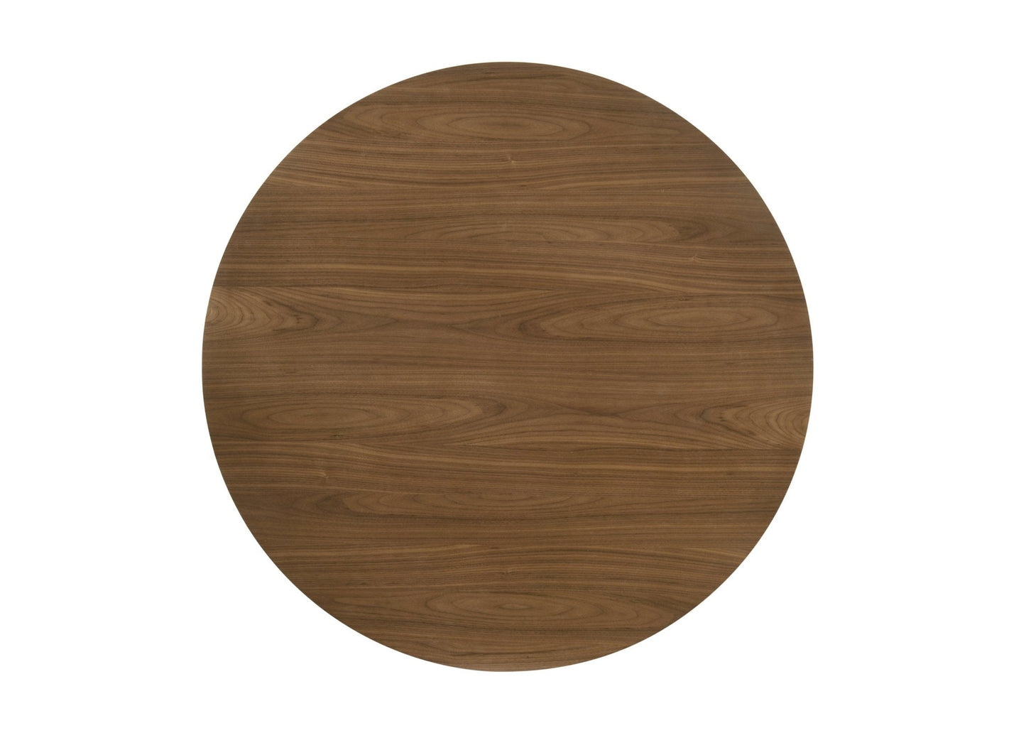 Delmon Dark Walnut Round Dining Table - 1st Choice Furniture Direct