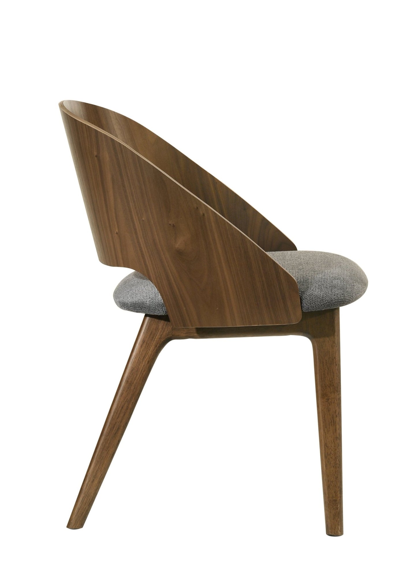 Delmon Fabric & Dark Walnut Side Chair (Set of 2) - 1st Choice Furniture Direct