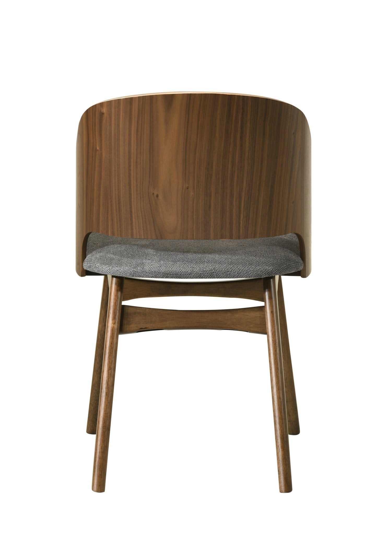 Delmon Fabric & Dark Walnut Side Chair (Set of 2) - 1st Choice Furniture Direct