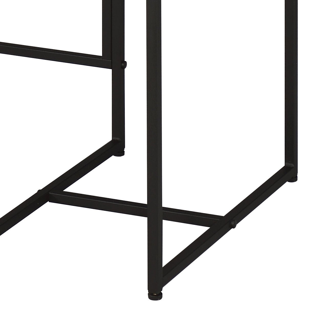 Desirre Rustic Oak & Black Finish Wirting Desk w/ USB Port - 1st Choice Furniture Direct