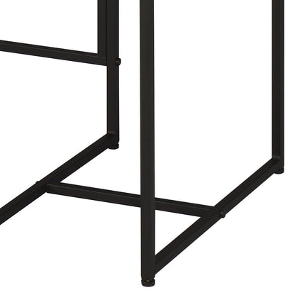 Desirre Rustic Oak & Black Finish Wirting Desk w/ USB Port - 1st Choice Furniture Direct