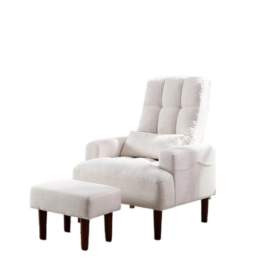 1st Choice Modern Design Cream White Recliner Soft Cozy Sofa Chair