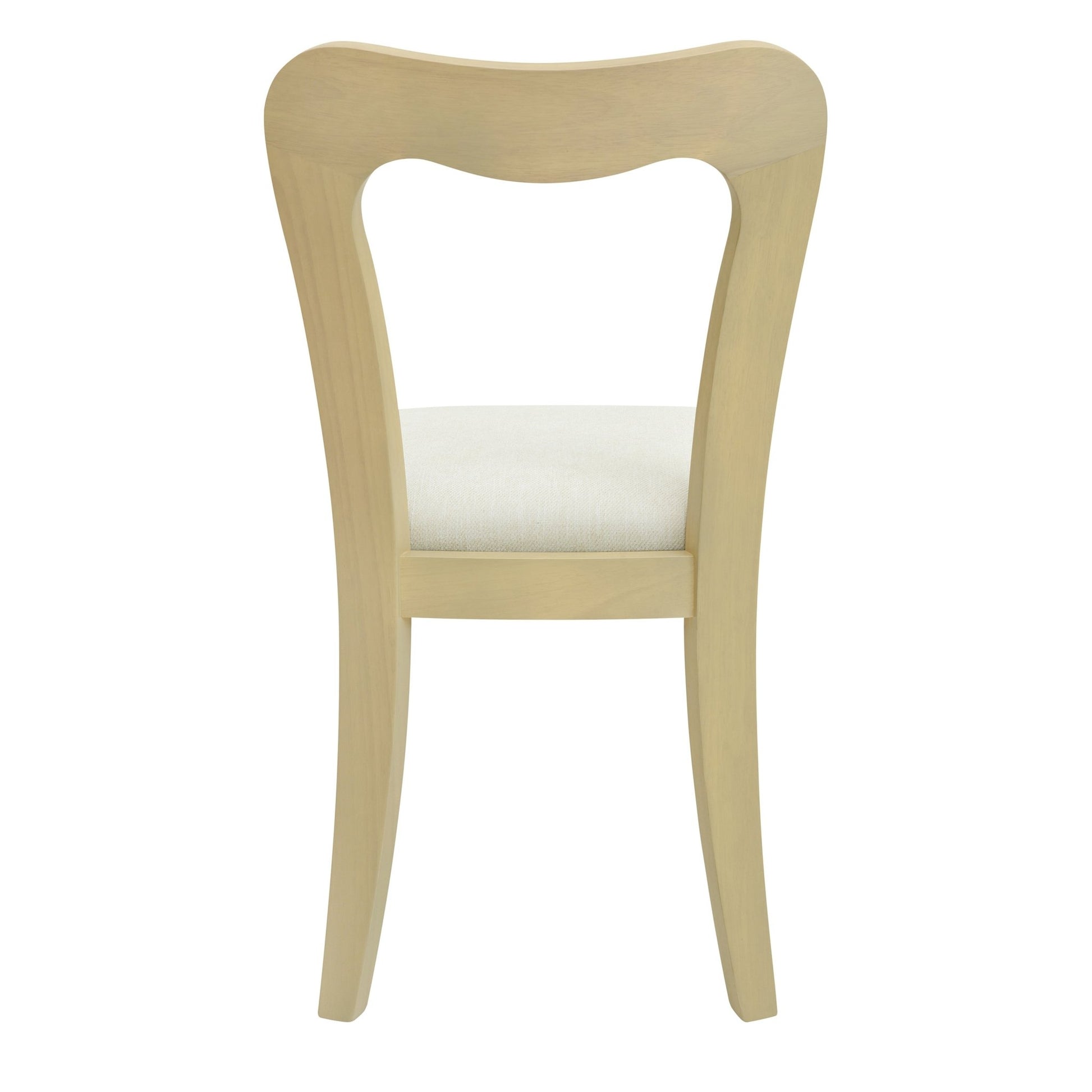 Dining Chair Without Arm(light ash+beige) Set of 2 - 1st Choice Furniture Direct