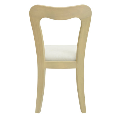 Dining Chair Without Arm(light ash+beige) Set of 2 - 1st Choice Furniture Direct
