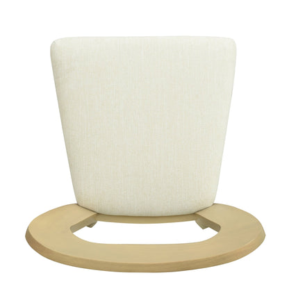 Dining Chair Without Arm(light ash+beige) Set of 2 - 1st Choice Furniture Direct