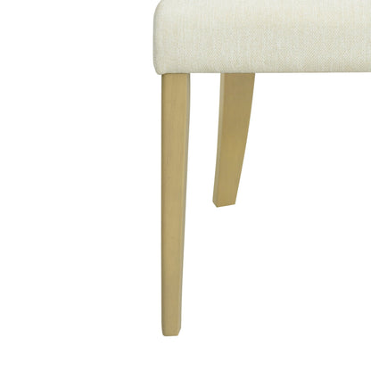 Dining Chair Without Arm(light ash+beige) Set of 2 - 1st Choice Furniture Direct