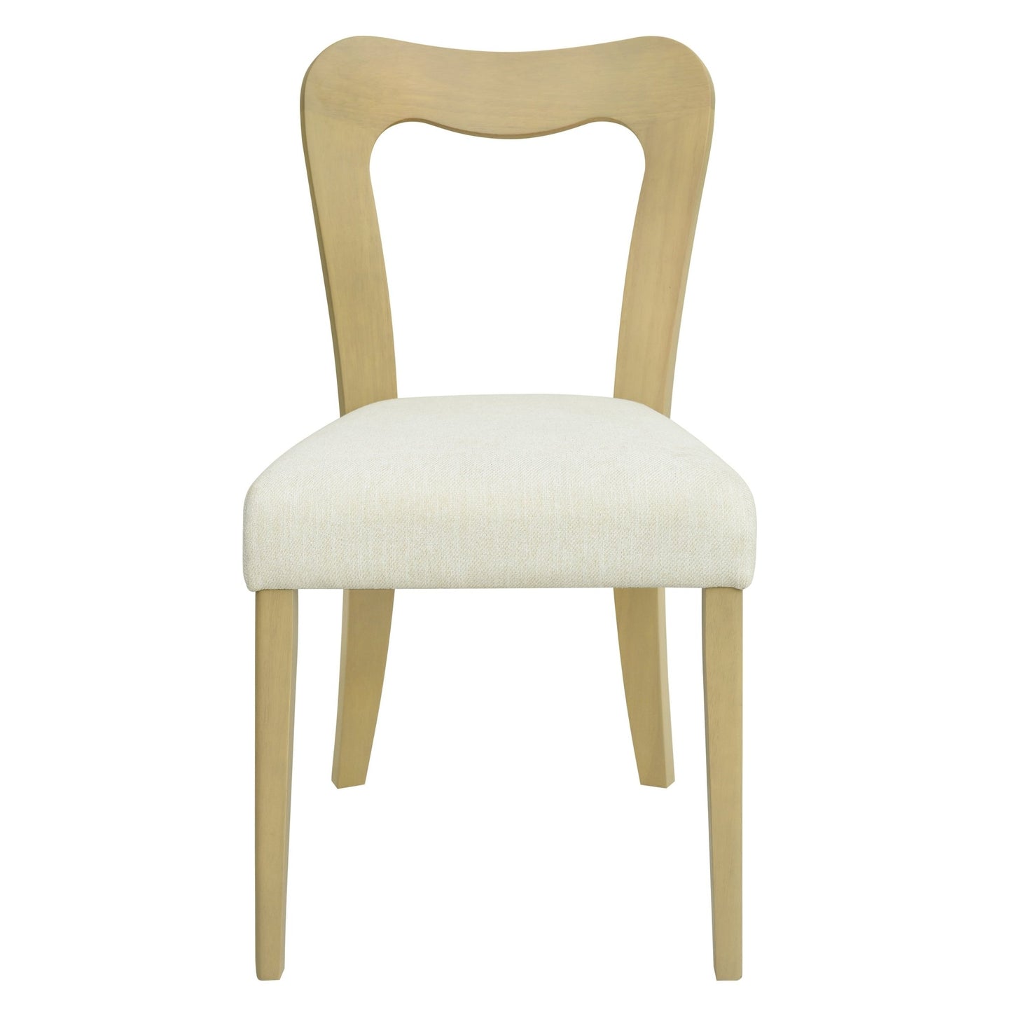 Dining Chair Without Arm(light ash+beige) Set of 2 - 1st Choice Furniture Direct
