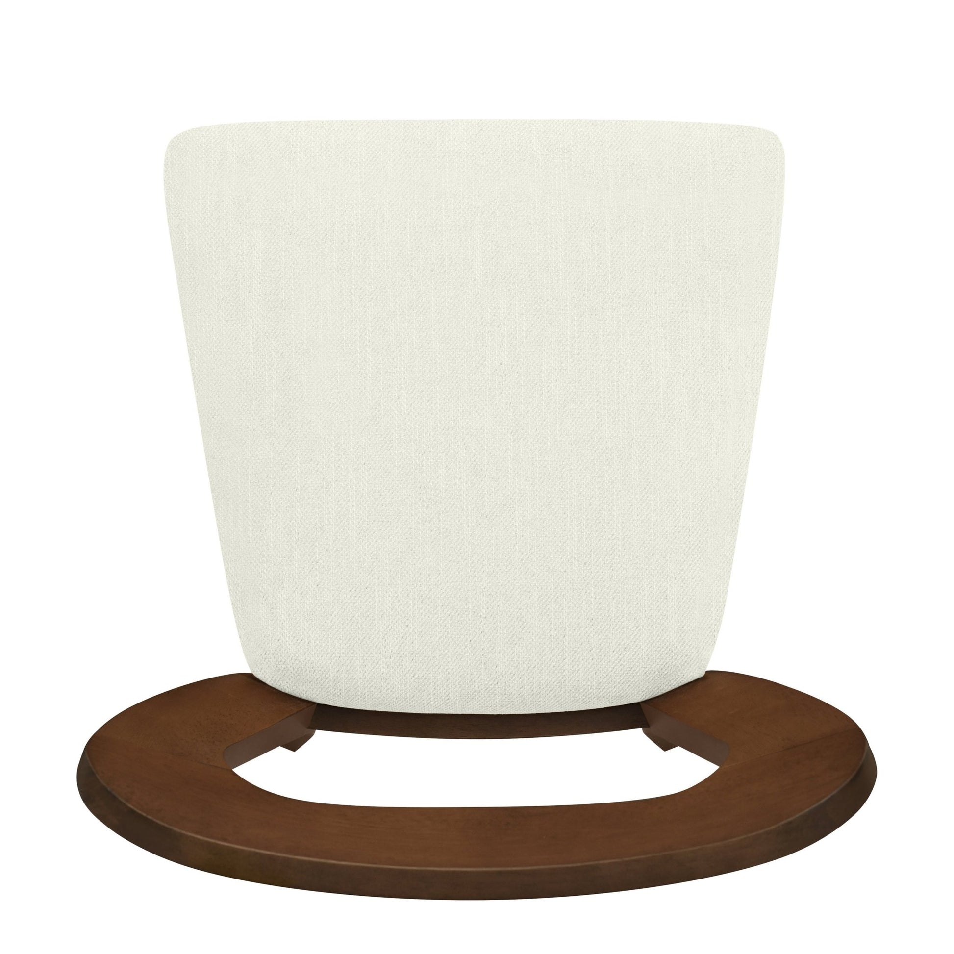Dining Chair Without Arm(walnut+beige) Set of 2 - 1st Choice Furniture Direct