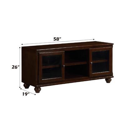 Dita TV Walnut Finish Stand - 1st Choice Furniture Direct