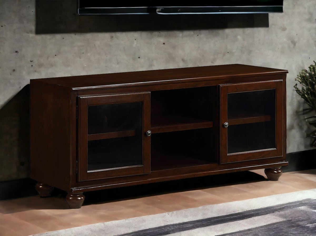 Dita TV Walnut Finish Stand - 1st Choice Furniture Direct