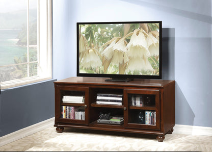 Dita TV Walnut Finish Stand - 1st Choice Furniture Direct
