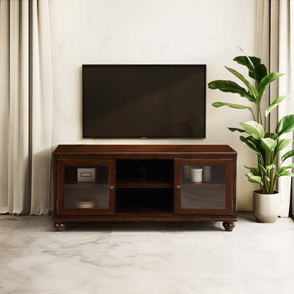 Dita TV Walnut Finish Stand - 1st Choice Furniture Direct