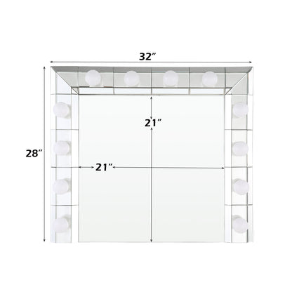 Dominic Mirrored Accent Mirror (Assembled) - 1st Choice Furniture Direct