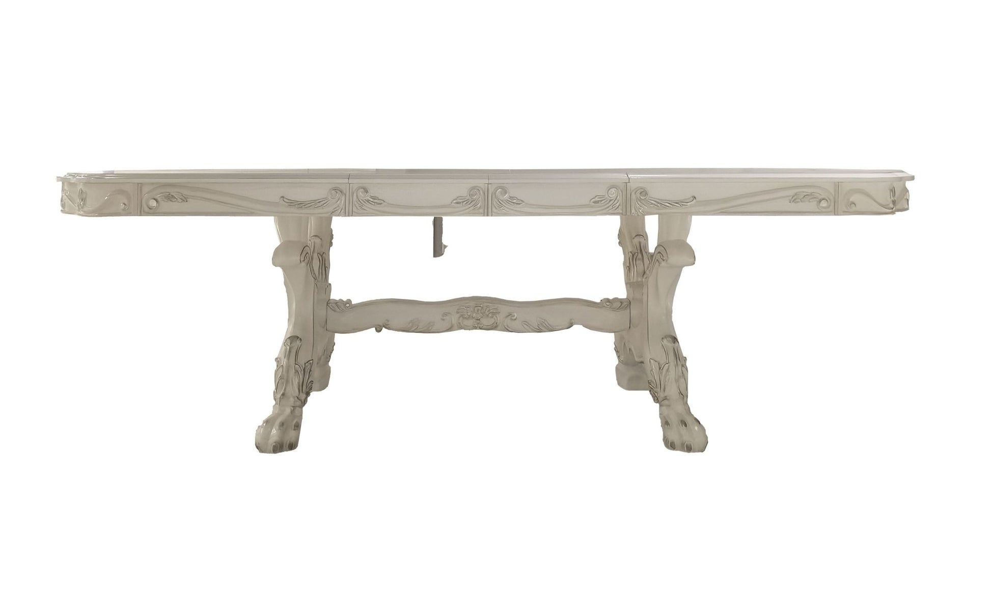 Dresden Bone White Finish Dining Table - 1st Choice Furniture Direct