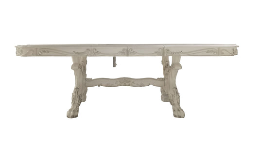 Dresden Bone White Finish Dining Table - 1st Choice Furniture Direct
