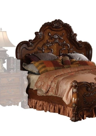 Dresden Cherry Oak Finish Queen Bed - 1st Choice Furniture Direct