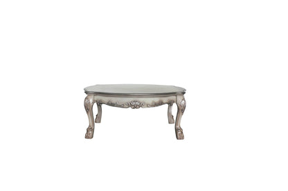 Dresden Vintage Bone White Finish Coffee Table - 1st Choice Furniture Direct