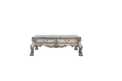 Dresden Vintage Bone White Finish Coffee Table - 1st Choice Furniture Direct