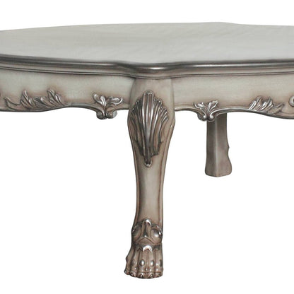 Dresden Vintage Bone White Finish Coffee Table - 1st Choice Furniture Direct