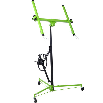 Drywall Lift Panel 11' Lift Drywall Panel Hoist Jack Lifter,GREEN+BLACK - 1st Choice Furniture Direct