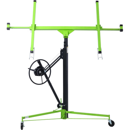 Drywall Lift Panel 11' Lift Drywall Panel Hoist Jack Lifter,GREEN+BLACK - 1st Choice Furniture Direct