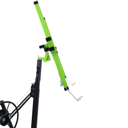 Drywall Lift Panel 11' Lift Drywall Panel Hoist Jack Lifter,GREEN+BLACK - 1st Choice Furniture Direct