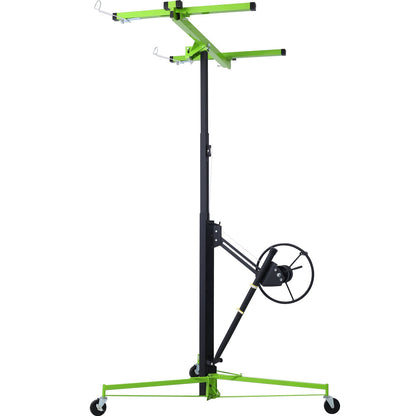 Drywall Lift Panel 11' Lift Drywall Panel Hoist Jack Lifter,GREEN+BLACK - 1st Choice Furniture Direct