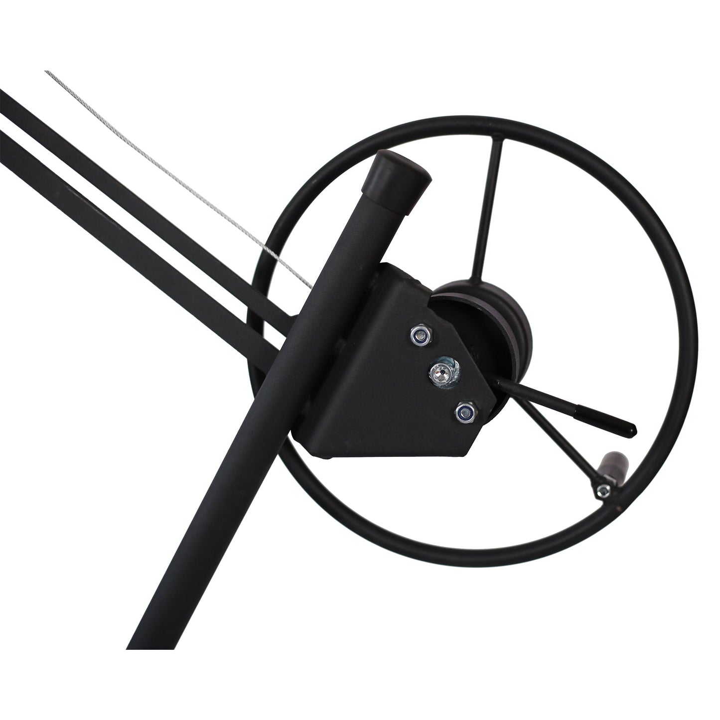 Drywall Panel hoist Drywall Lift Rolling Panel Hoist Jack Lifter 16ft black color - 1st Choice Furniture Direct
