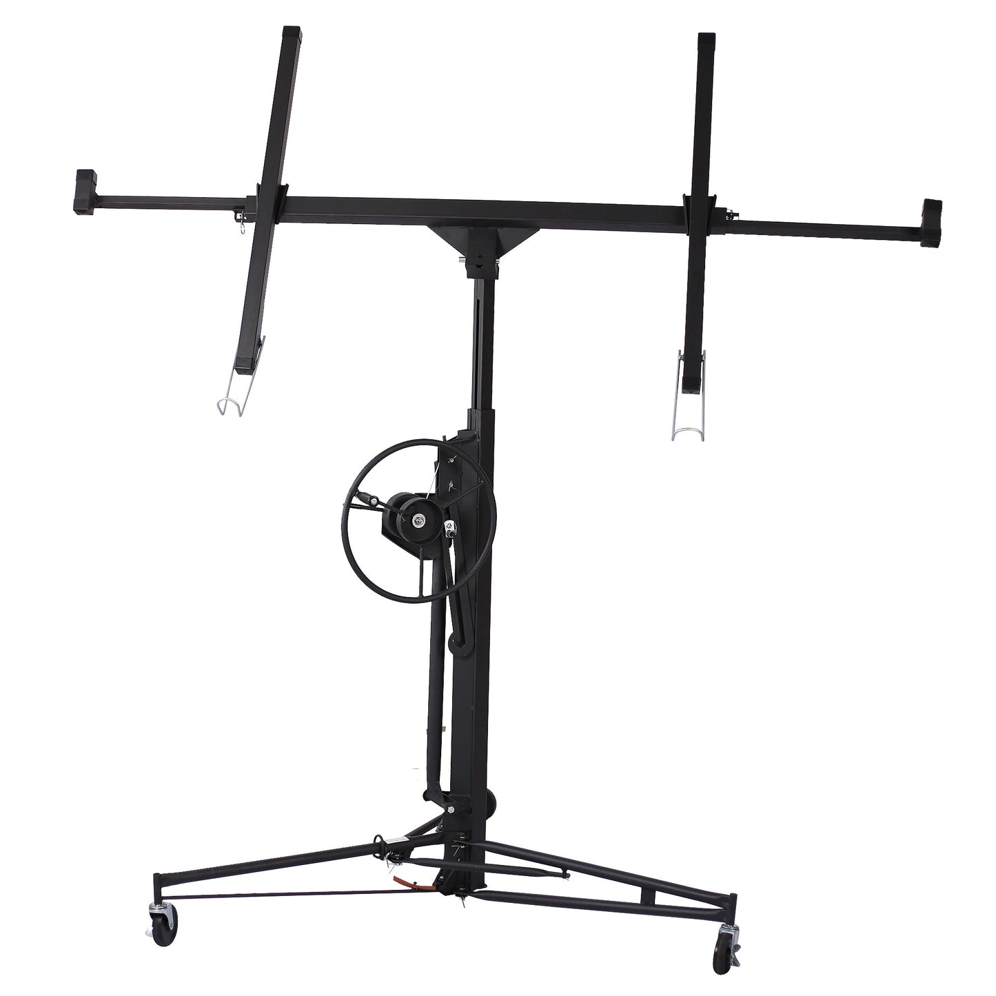 Drywall Panel hoist Drywall Lift Rolling Panel Hoist Jack Lifter 16ft black color - 1st Choice Furniture Direct