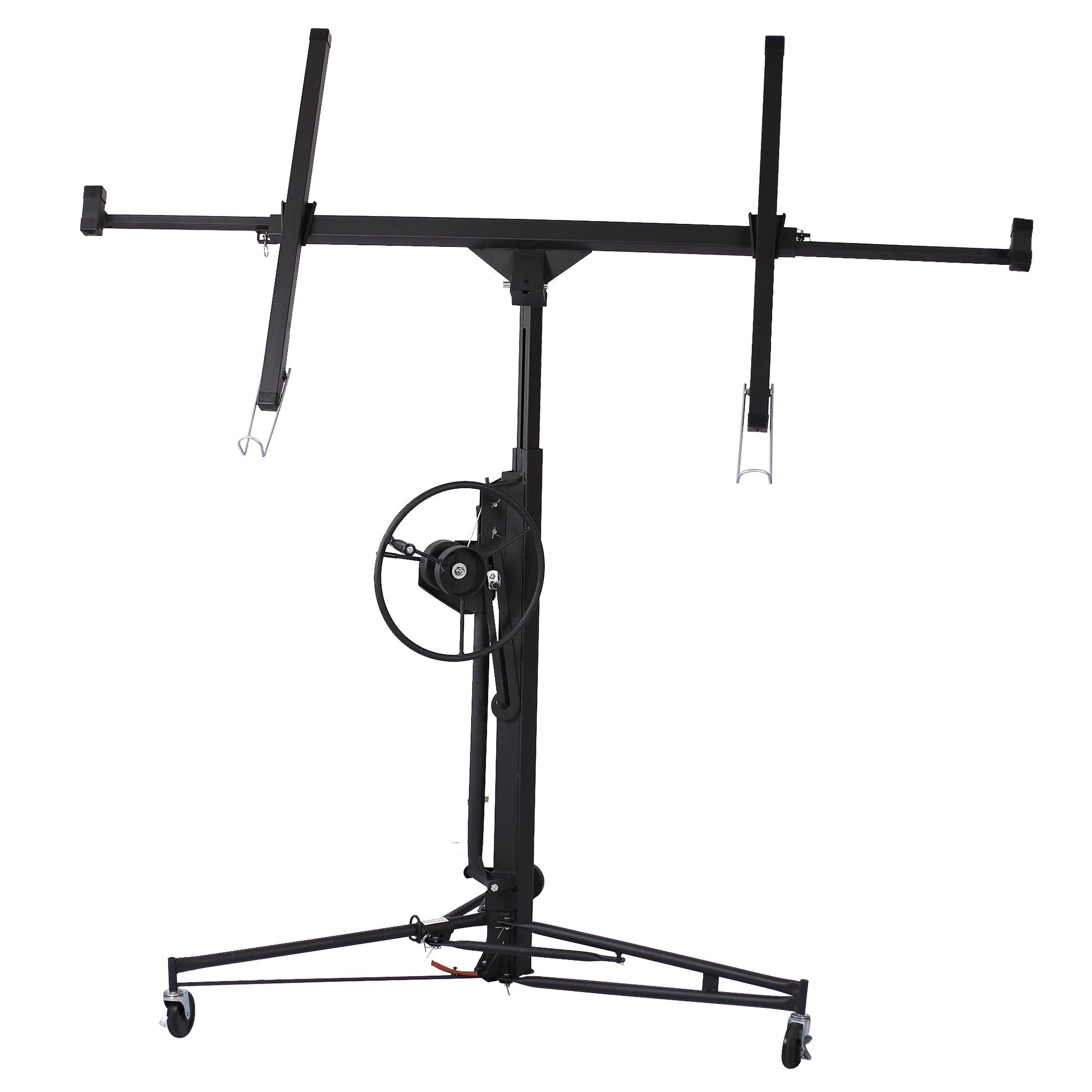 Drywall Panel hoist Drywall Lift Rolling Panel Hoist Jack Lifter 16ft black color - 1st Choice Furniture Direct