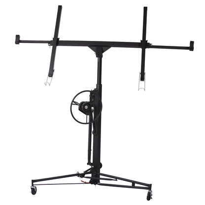 Drywall Panel hoist Drywall Lift Rolling Panel Hoist Jack Lifter 16ft black color - 1st Choice Furniture Direct
