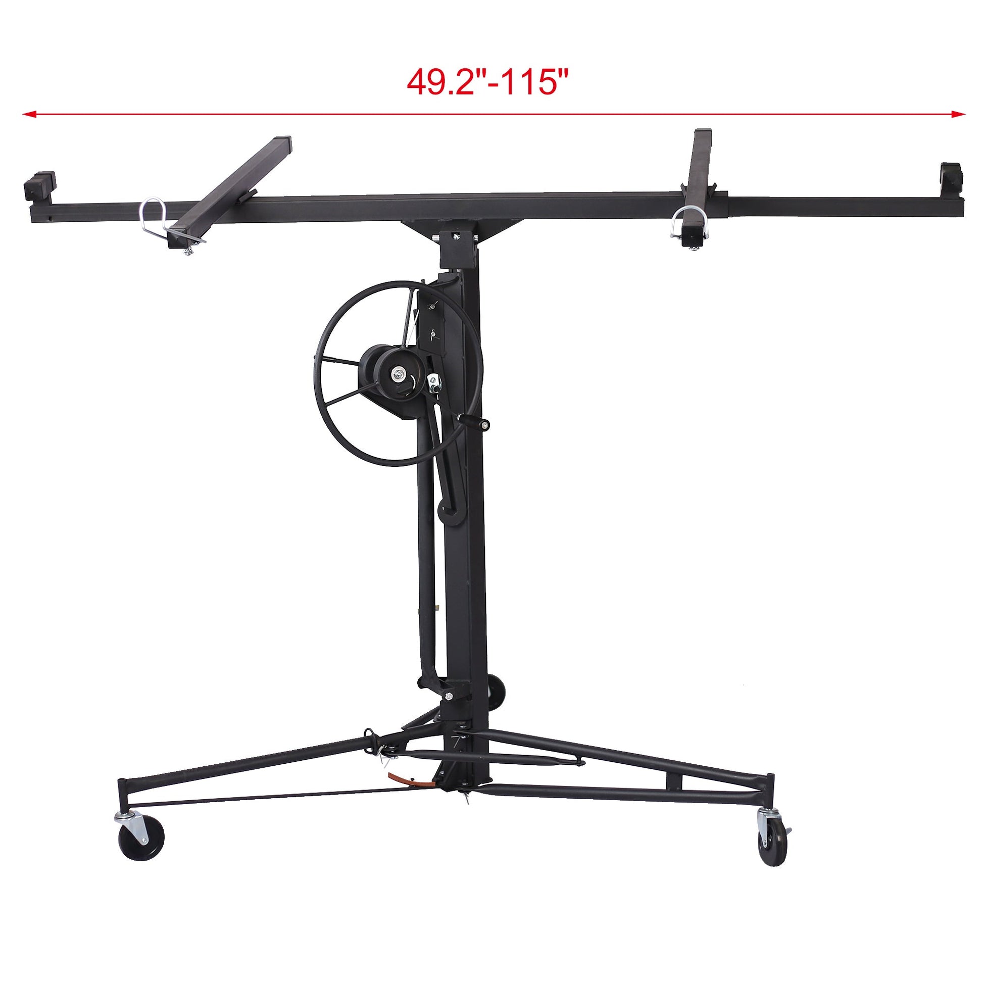 Drywall Panel hoist Drywall Lift Rolling Panel Hoist Jack Lifter 16ft black color - 1st Choice Furniture Direct