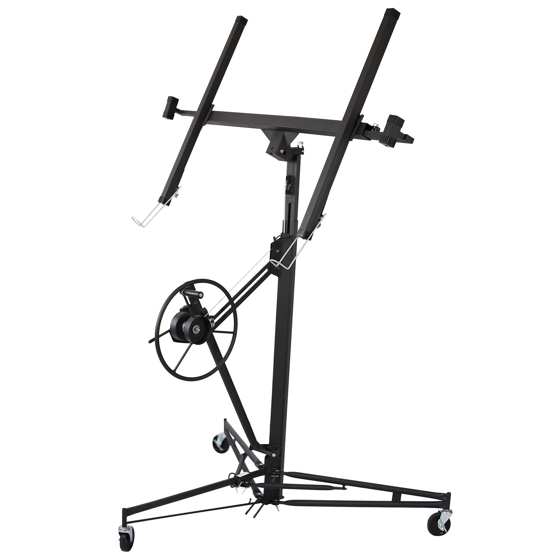 Drywall Panel hoist Drywall Lift Rolling Panel Hoist Jack Lifter 16ft black color - 1st Choice Furniture Direct