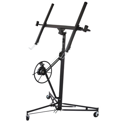 Drywall Panel hoist Drywall Lift Rolling Panel Hoist Jack Lifter 16ft black color - 1st Choice Furniture Direct