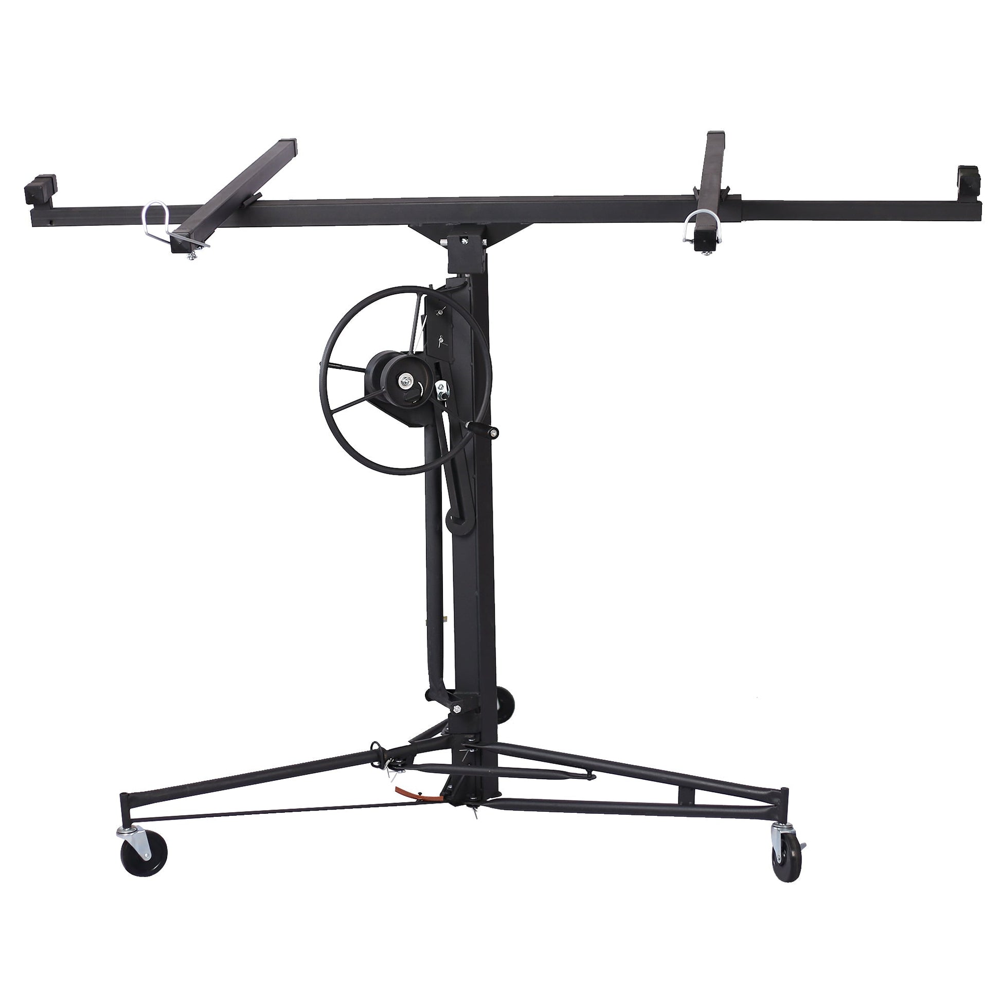 Drywall Panel hoist Drywall Lift Rolling Panel Hoist Jack Lifter 16ft black color - 1st Choice Furniture Direct