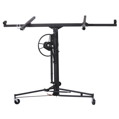 Drywall Panel hoist Drywall Lift Rolling Panel Hoist Jack Lifter 16ft black color - 1st Choice Furniture Direct