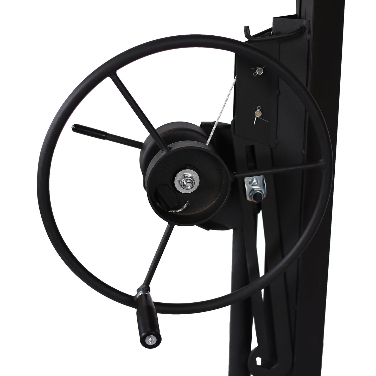 Drywall Panel hoist Drywall Lift Rolling Panel Hoist Jack Lifter 16ft black color - 1st Choice Furniture Direct