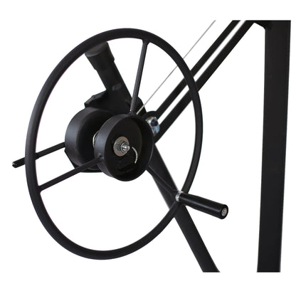 Drywall Panel hoist Drywall Lift Rolling Panel Hoist Jack Lifter 16ft black color - 1st Choice Furniture Direct