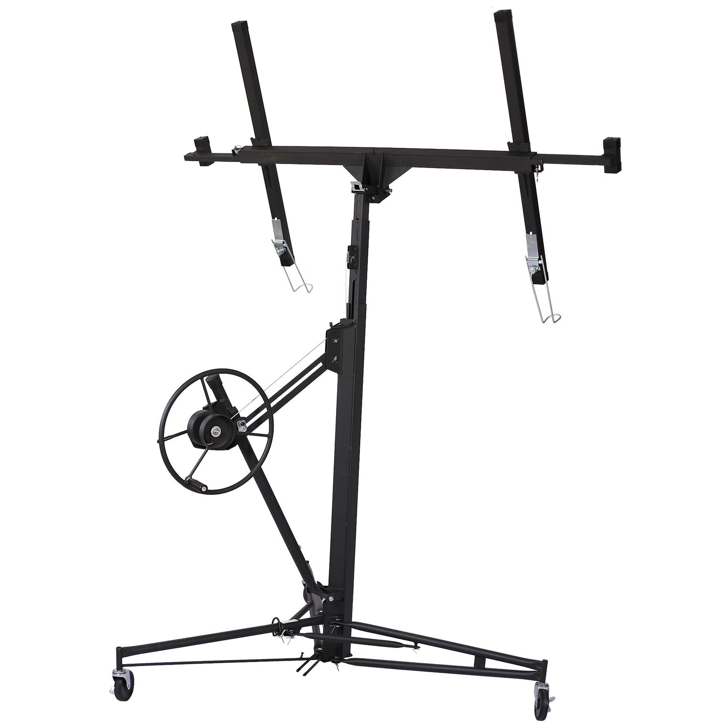 Drywall Panel hoist Drywall Lift Rolling Panel Hoist Jack Lifter 16ft black color - 1st Choice Furniture Direct
