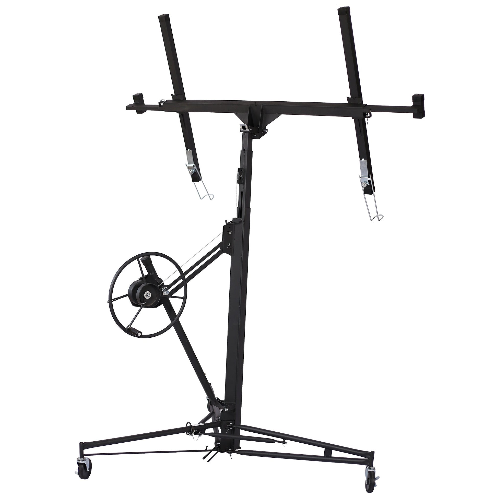 Drywall Panel hoist Drywall Lift Rolling Panel Hoist Jack Lifter 16ft black color - 1st Choice Furniture Direct