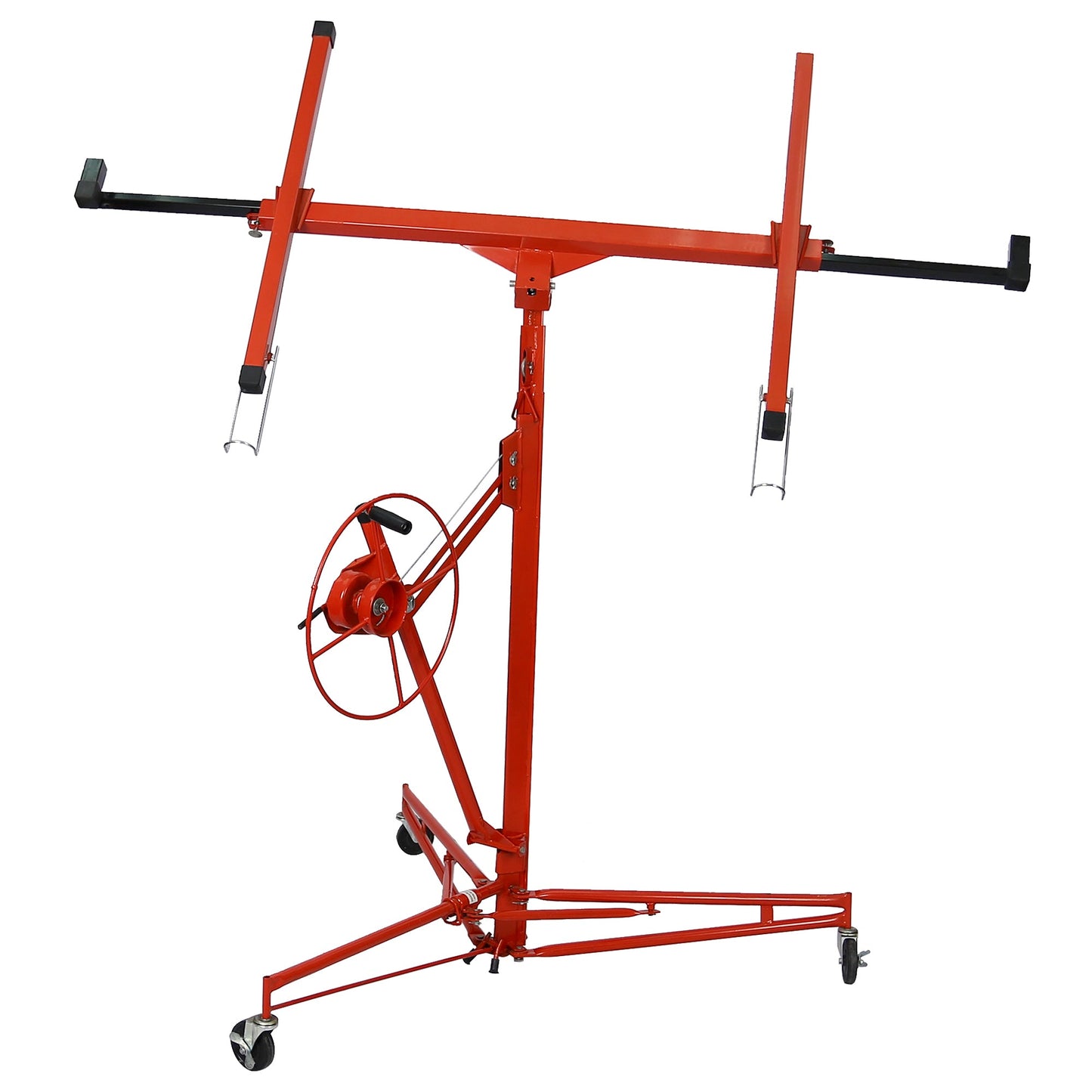 Drywall Panel hoist Drywall Lift Rolling Panel Hoist Jack Lifter 16ft Red Color - 1st Choice Furniture Direct