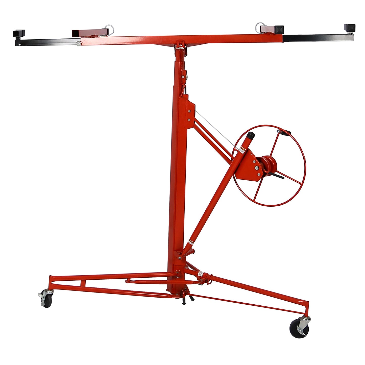 Drywall Panel hoist Drywall Lift Rolling Panel Hoist Jack Lifter 16ft Red Color - 1st Choice Furniture Direct