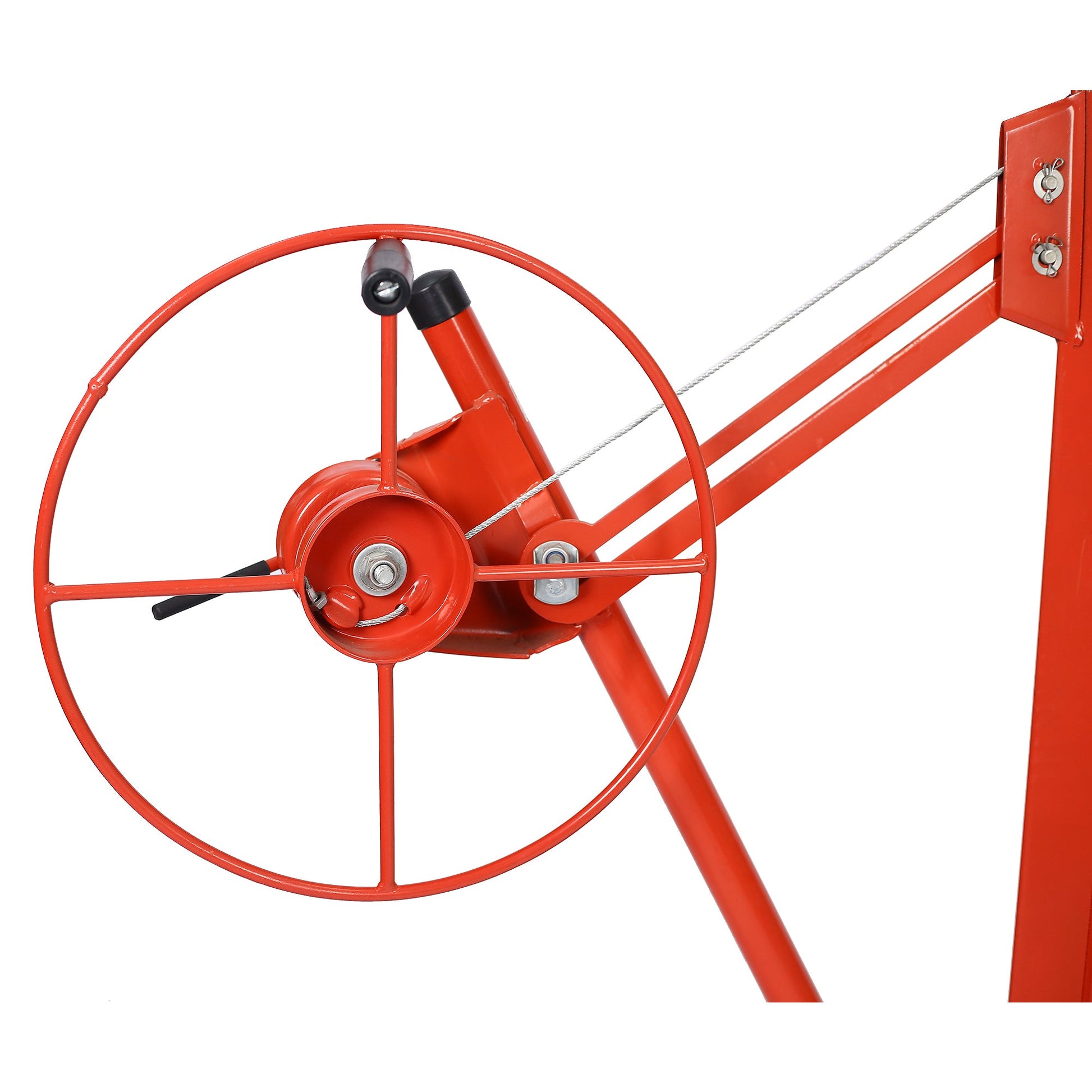 Drywall Panel hoist Drywall Lift Rolling Panel Hoist Jack Lifter 16ft Red Color - 1st Choice Furniture Direct