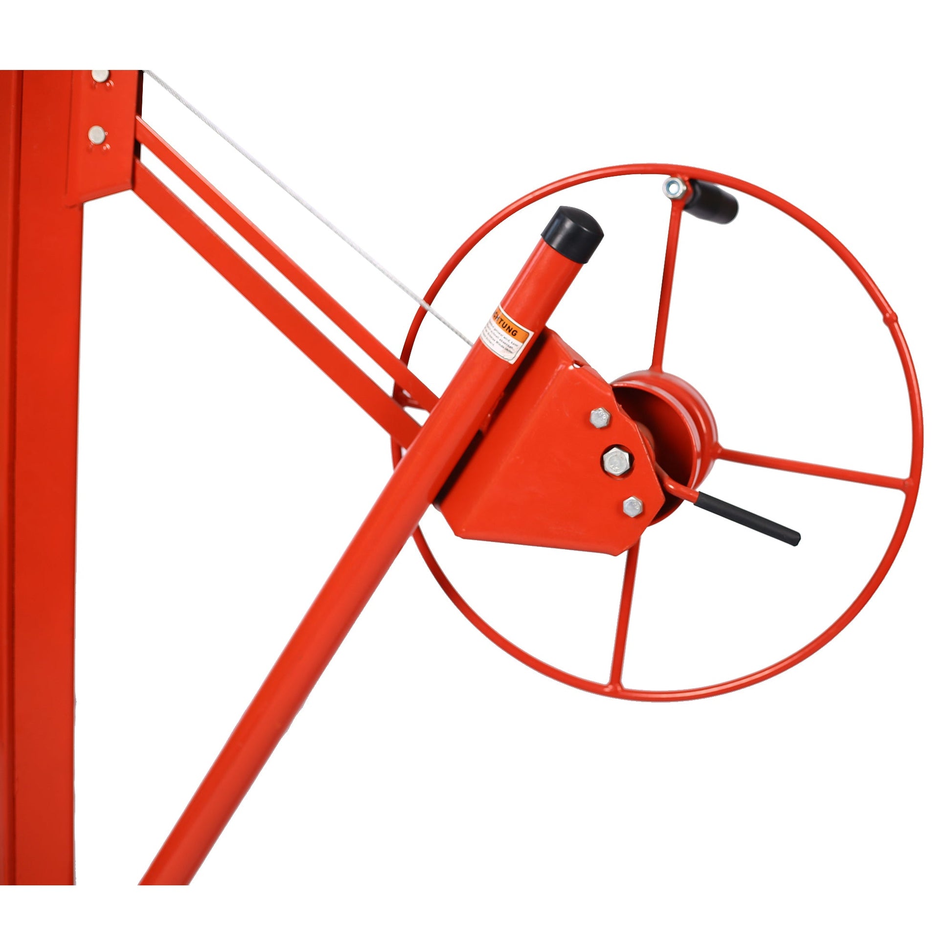 Drywall Panel hoist Drywall Lift Rolling Panel Hoist Jack Lifter 16ft Red Color - 1st Choice Furniture Direct
