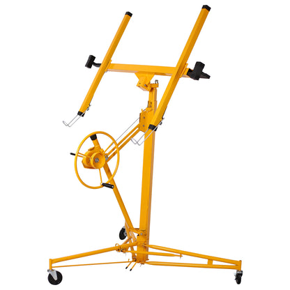 Drywall Panel hoist Drywall Lift Rolling Panel Hoist Jack Lifter 16ft yellow color - 1st Choice Furniture Direct