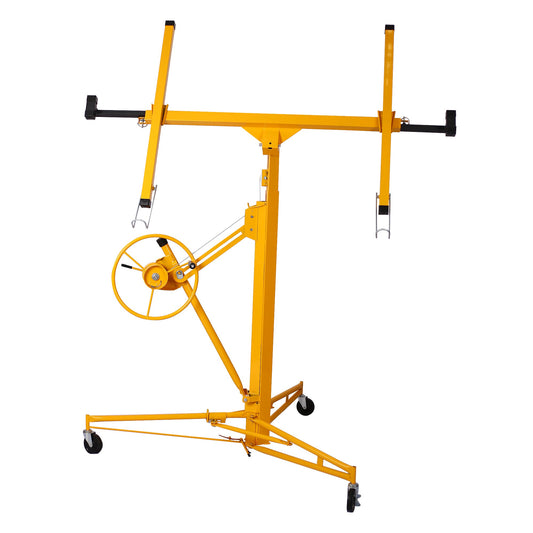 Drywall Panel hoist Drywall Lift Rolling Panel Hoist Jack Lifter 16ft yellow color - 1st Choice Furniture Direct