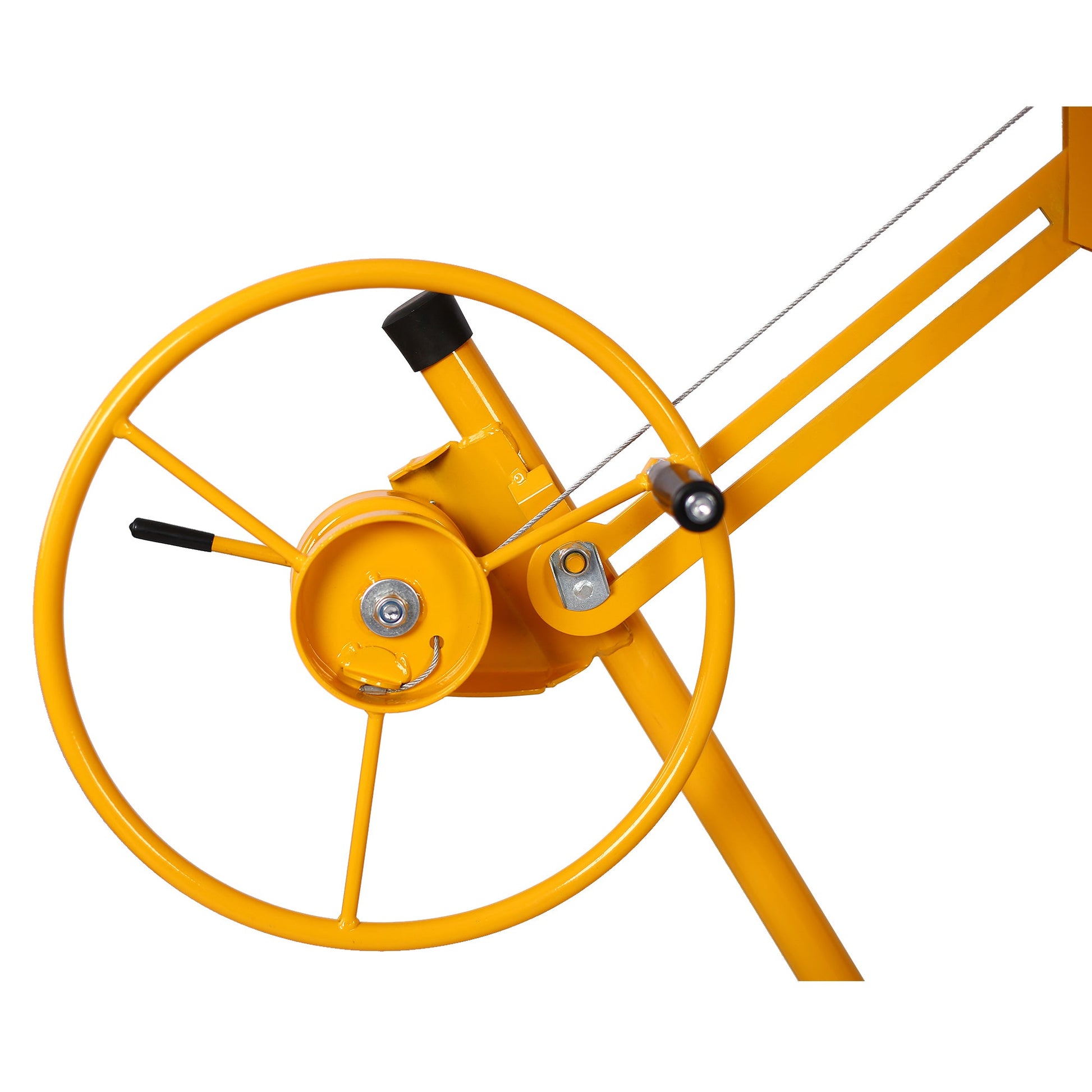 Drywall Panel hoist Drywall Lift Rolling Panel Hoist Jack Lifter 16ft yellow color - 1st Choice Furniture Direct